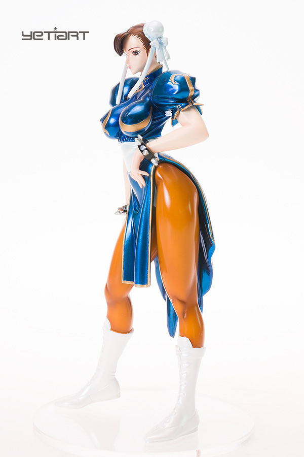 Chun Li Standing Street Fighter Hand Painted Resin Anime Model Yetiart